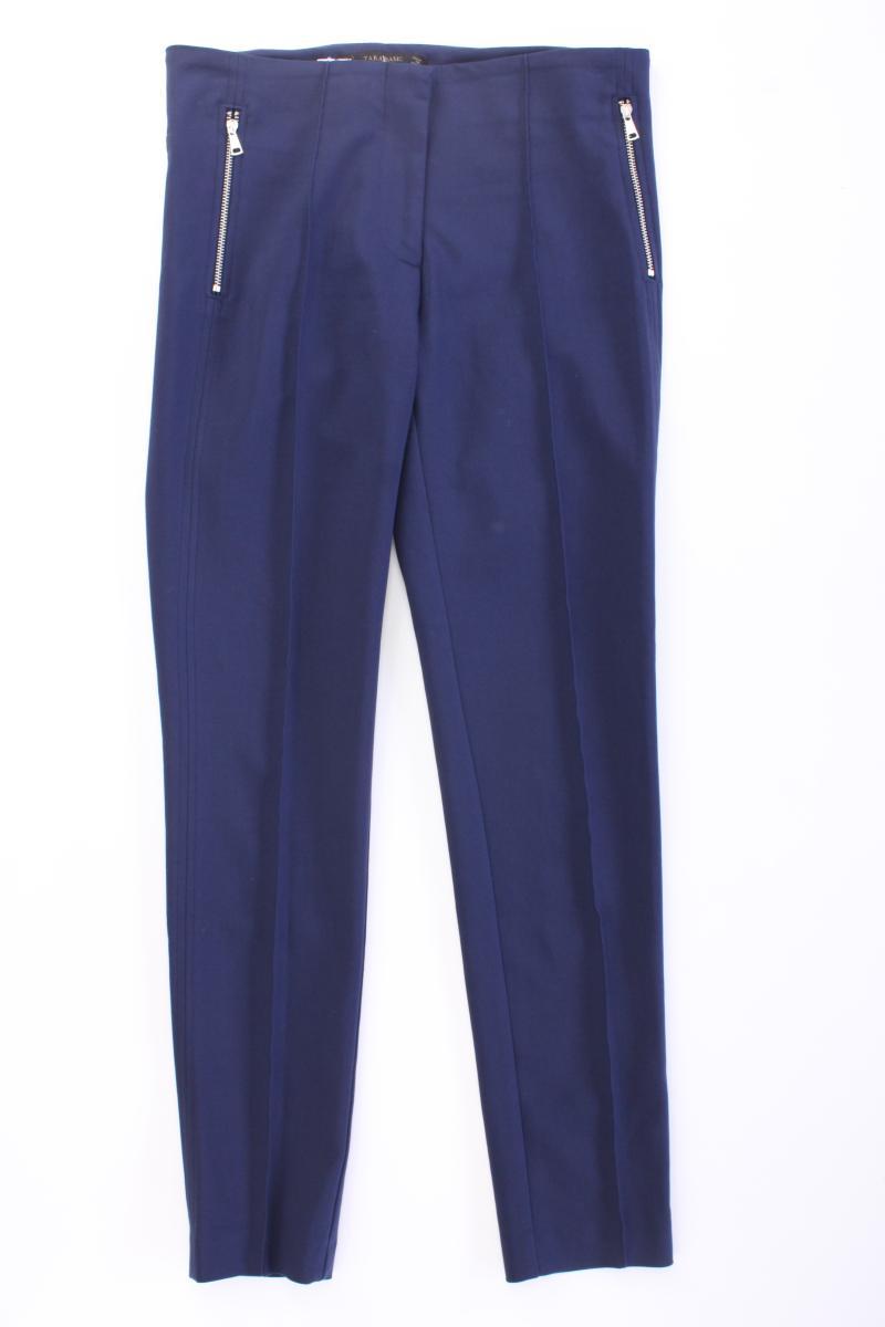 Zara Leggings Gr. S blau aus Baumwolle
