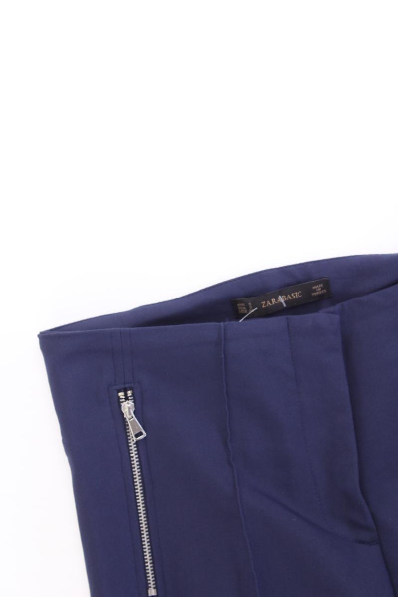 Zara Leggings Gr. S blau aus Baumwolle