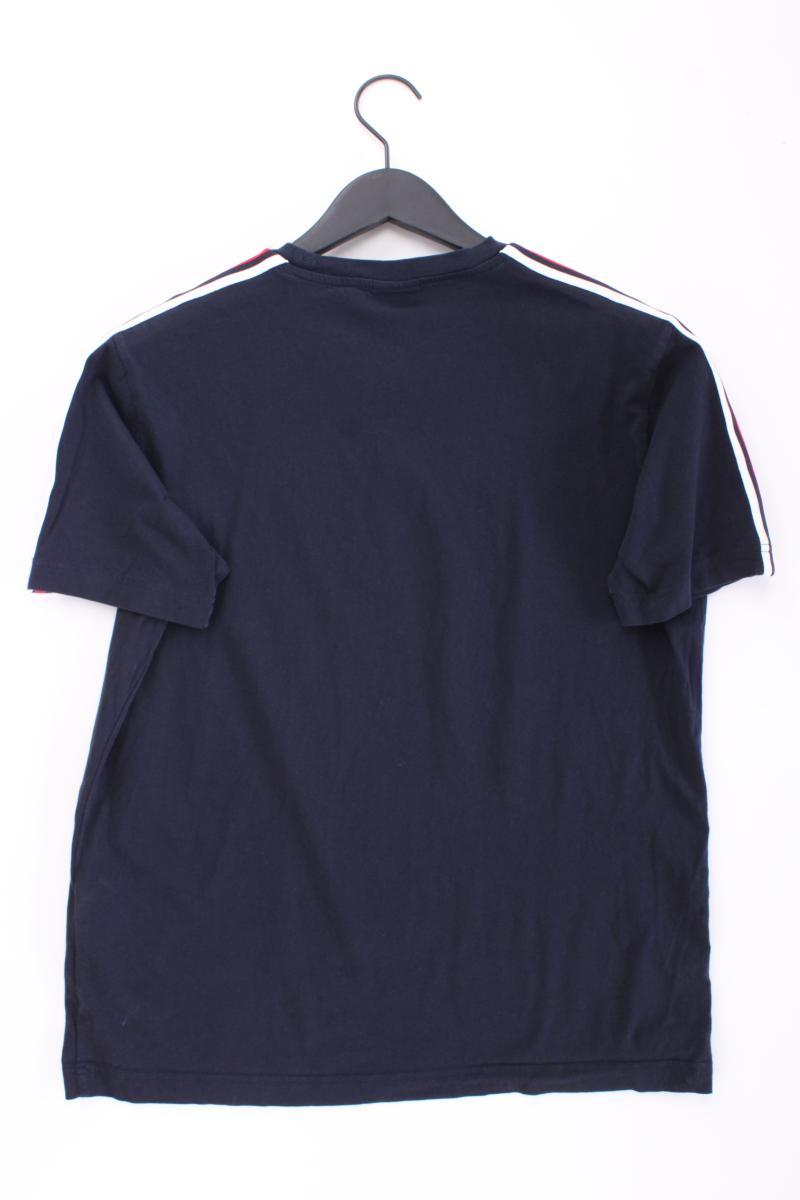 Champion T-Shirt für Herren Gr. M Kurzarm blau aus Baumwolle