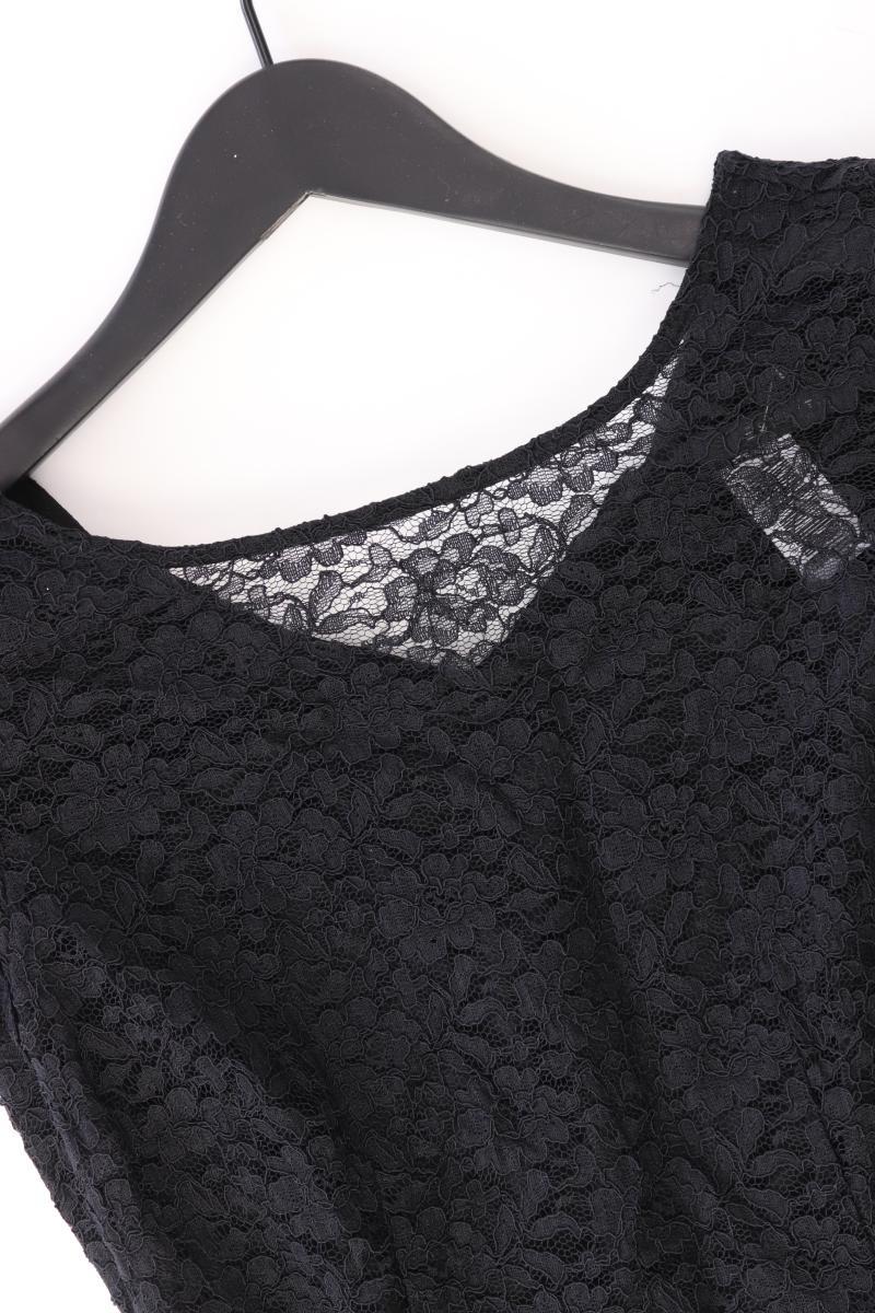 Esprit Spitzenkleid Gr. 36 Kurzarm schwarz aus Polyester
