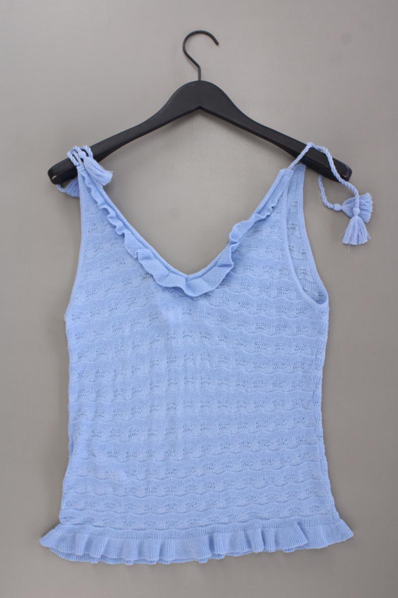 Vero Moda Stricktop Gr. L neuwertig blau aus Polyacryl