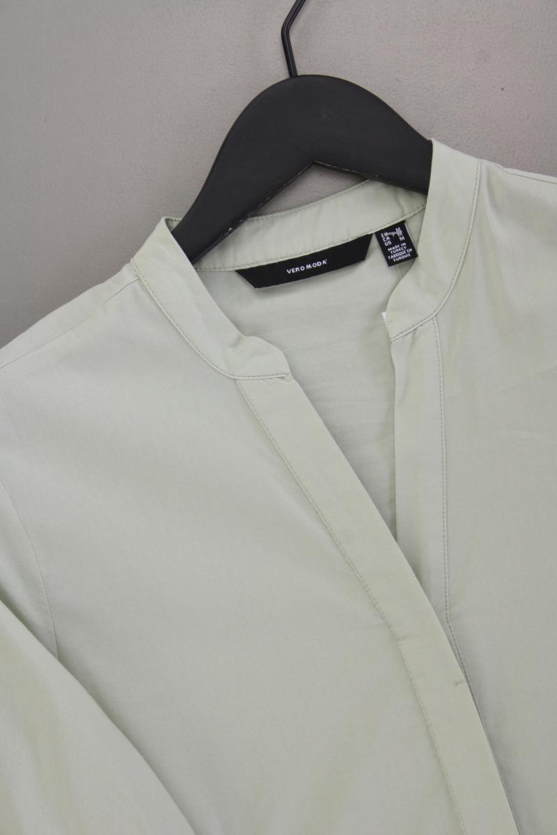 Vero Moda Longbluse Gr. M 3/4 Ärmel grün aus Baumwolle