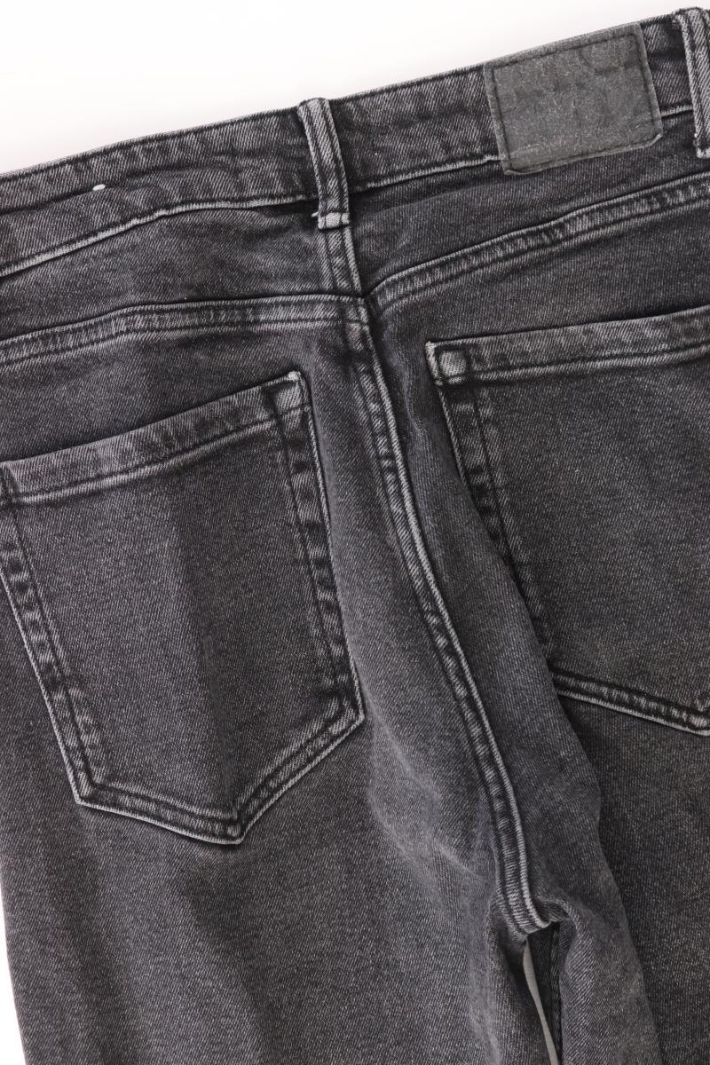 Pull&Bear Straight Jeans Gr. 36 grau aus Baumwolle