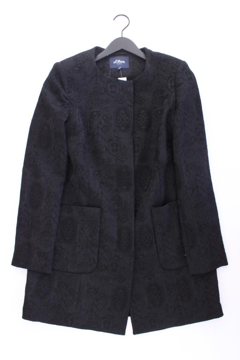 s.Oliver Slim Mantel Gr. L schwarz aus Polyester