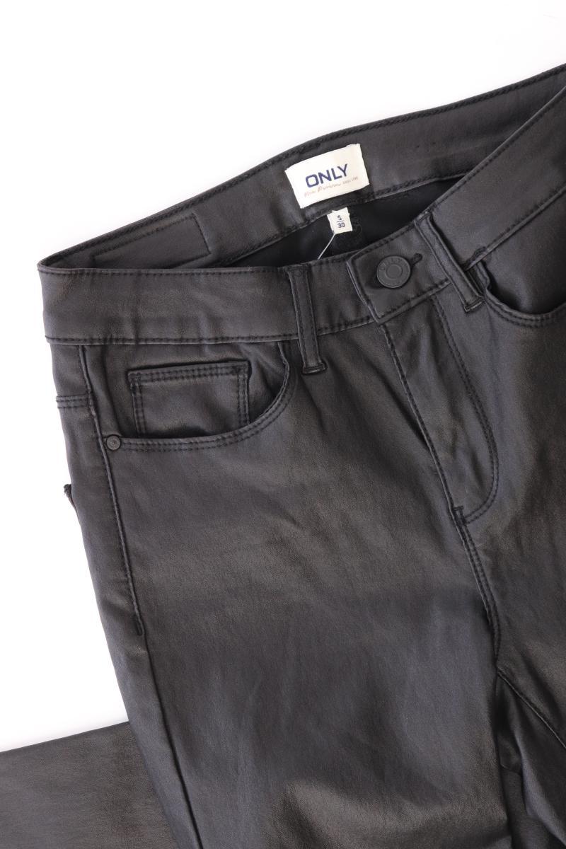 Only Kunstlederhose Gr. S/L30 schwarz aus Viskose