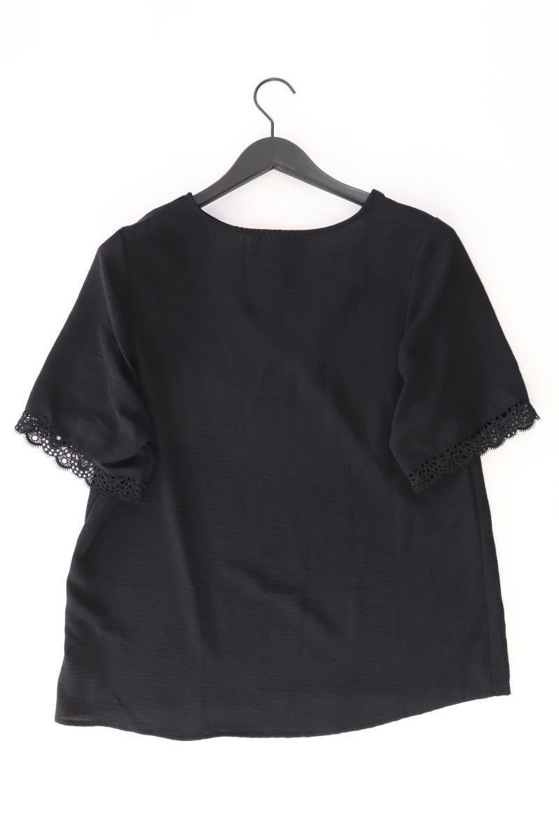Kapalua Bluse Gr. 42 Kurzarm schwarz aus Polyester