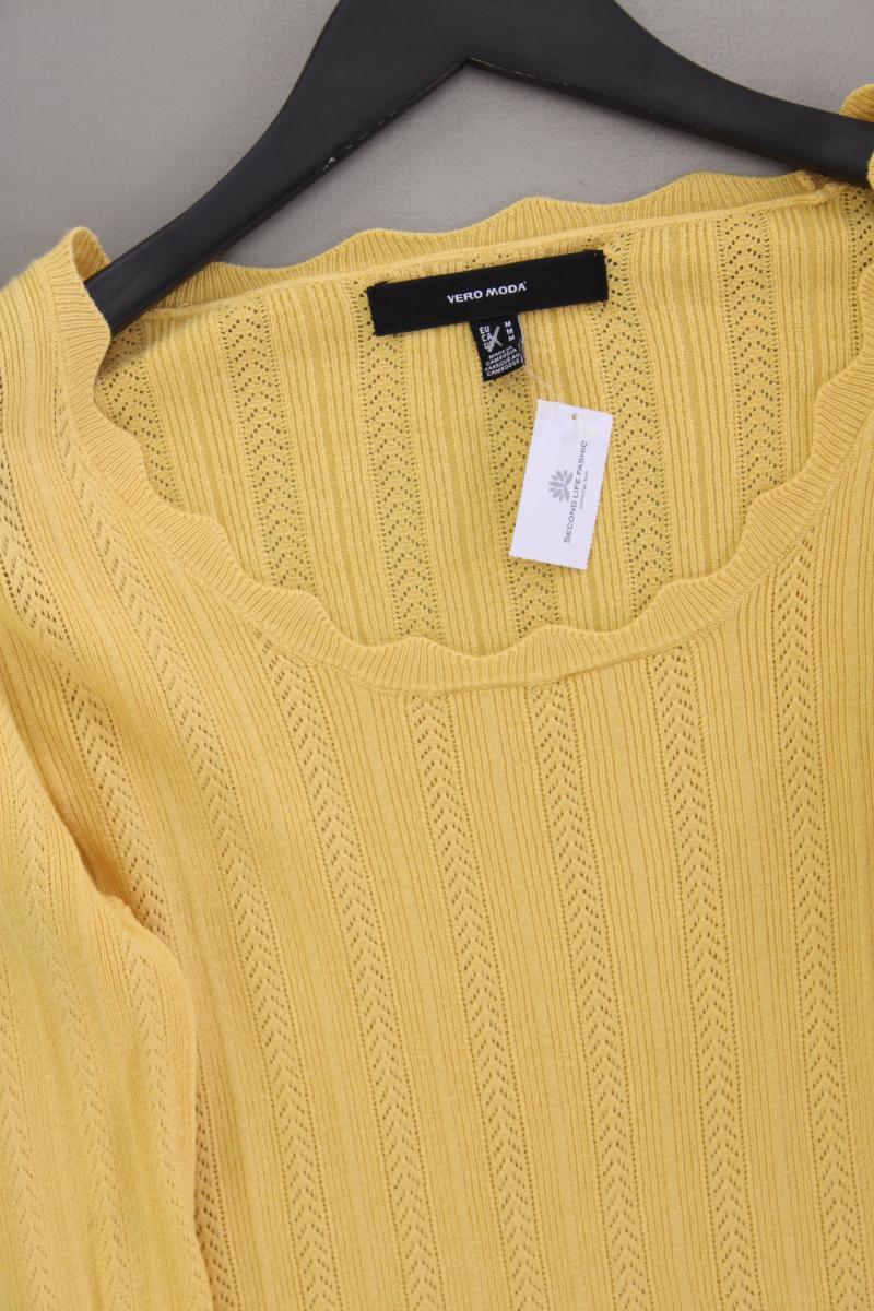 Vero Moda Langarmshirt Gr. M gelb aus Viskose