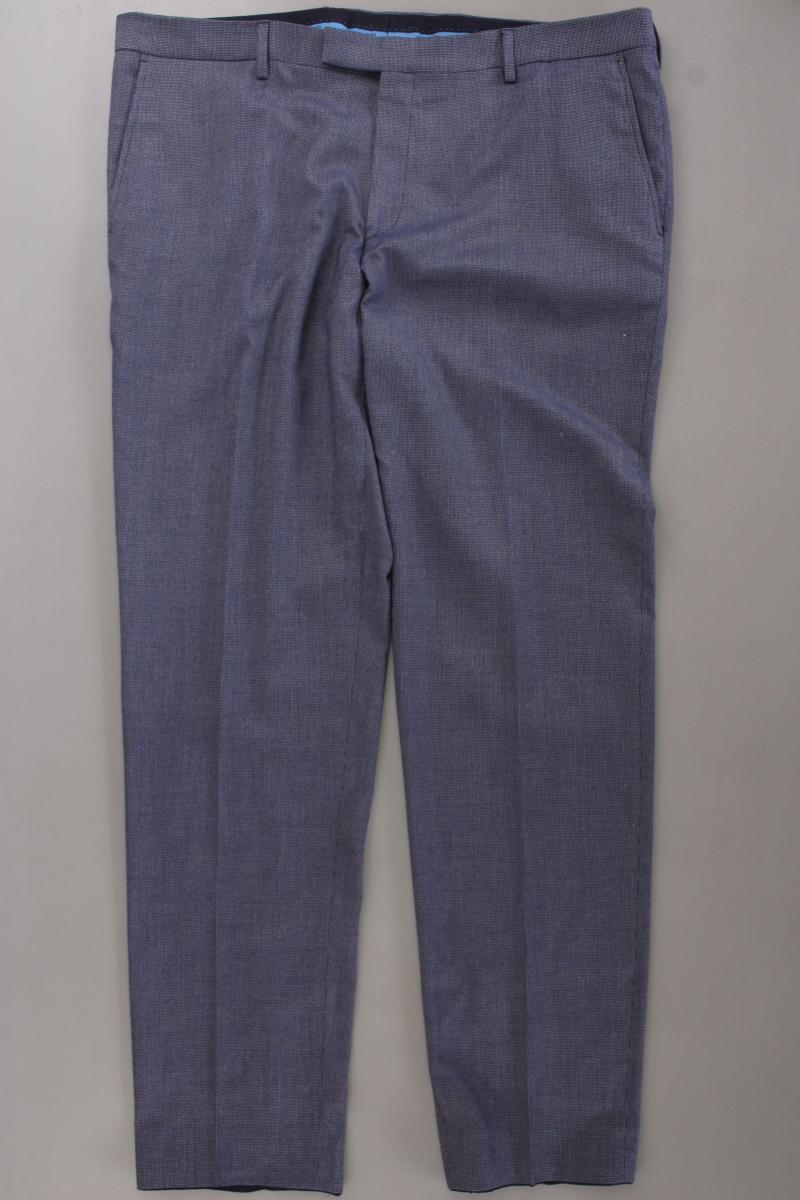 Pierre Cardin Anzughose für Herren Gr. 56 Modell Dupont blau aus Polyester