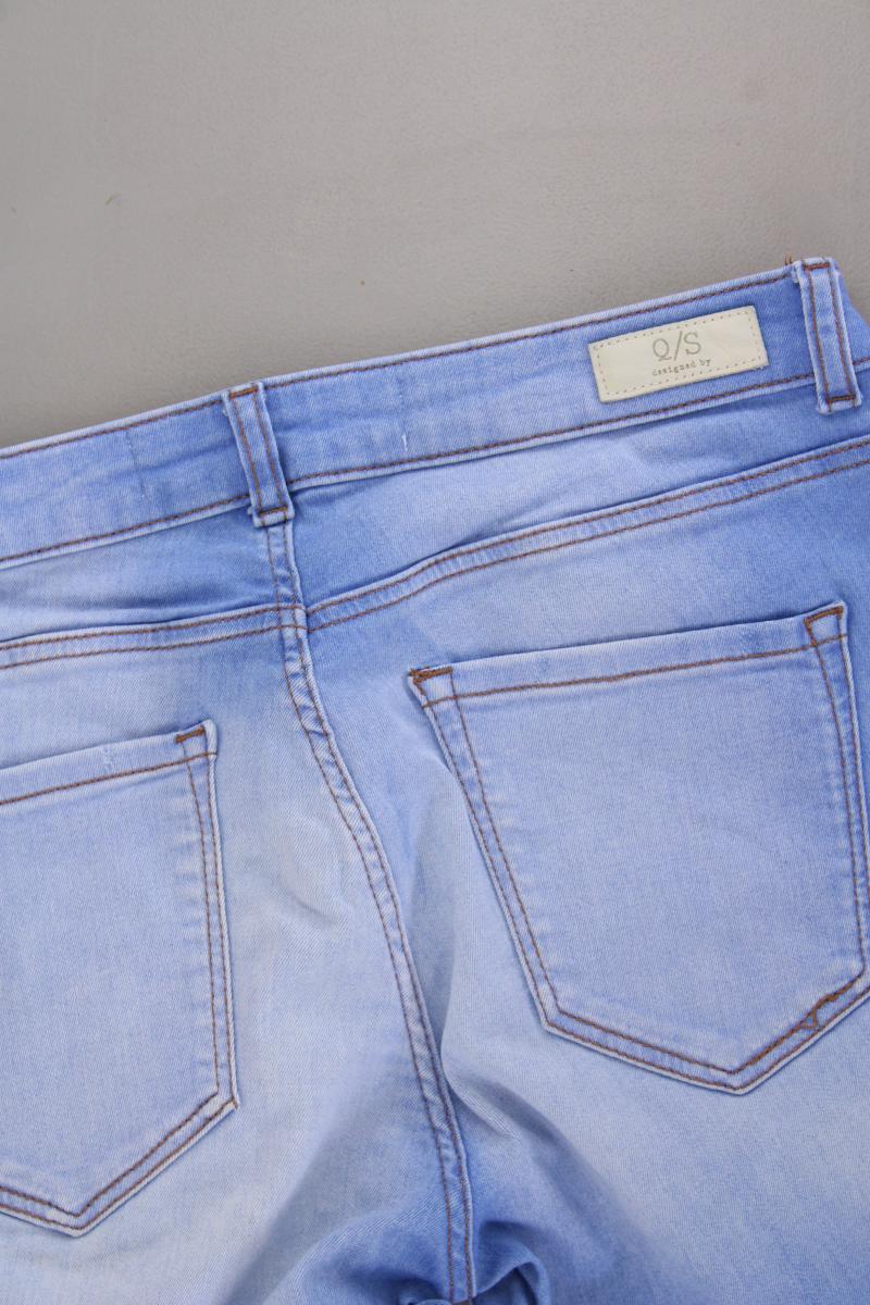 QS by s.Oliver Skinny Jeans Gr. 38/L30 blau aus Baumwolle
