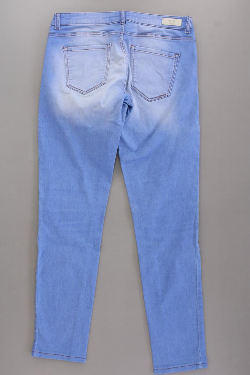 QS by s.Oliver Skinny Jeans Gr. 38/L30 blau aus Baumwolle