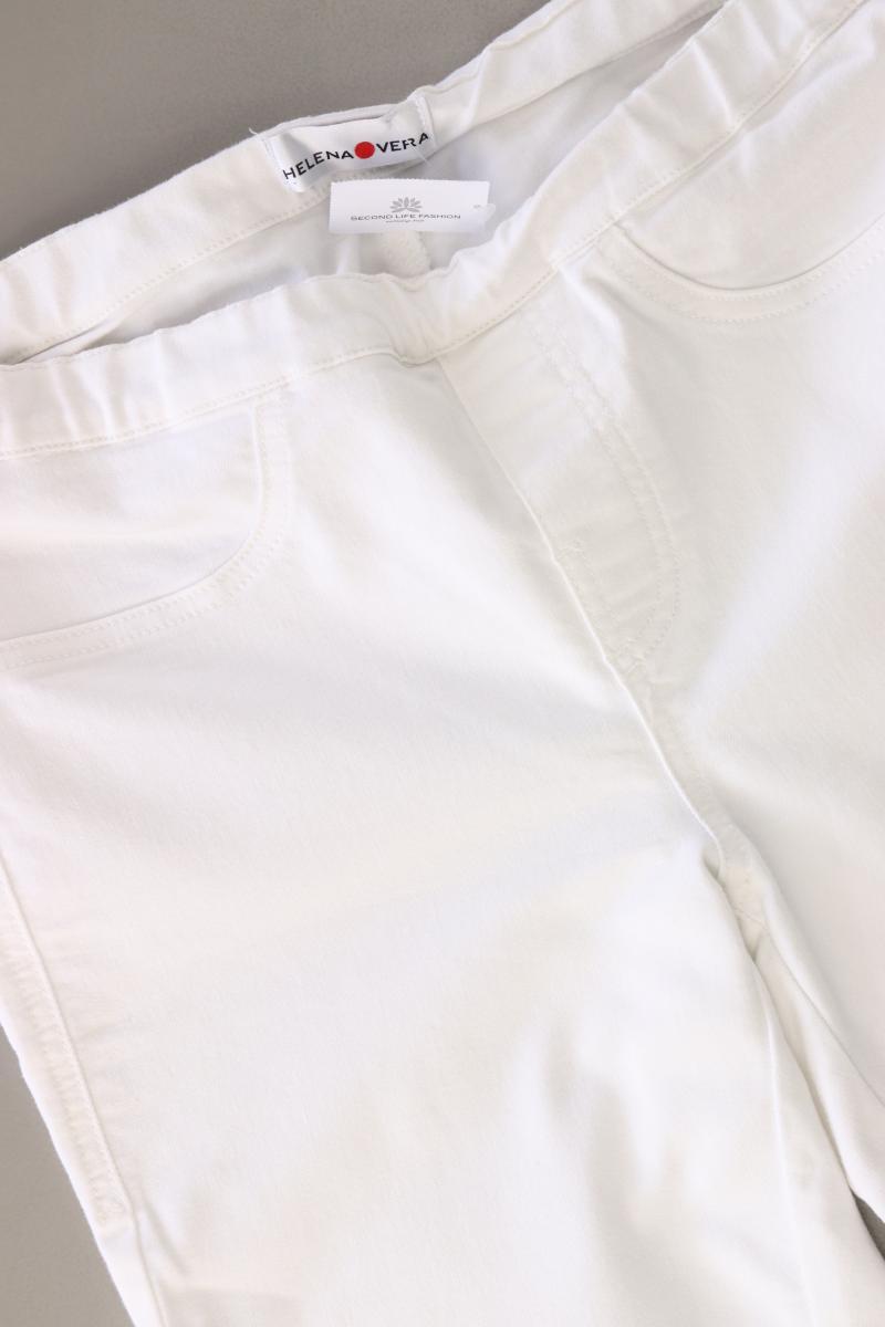 Helena Vera 7/8 Hose Gr. Kurzgröße 19 weiß aus Baumwolle