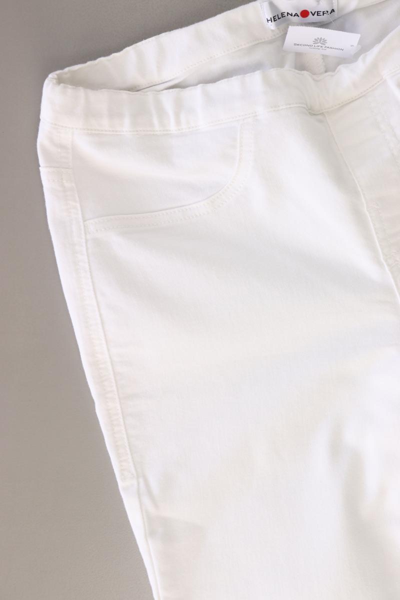 Helena Vera 7/8 Hose Gr. Kurzgröße 19 weiß aus Baumwolle
