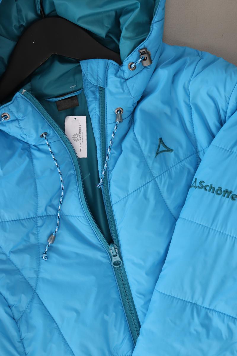 Schöffel Kapuzenjacke Gr. 44 türkis aus Polyamid