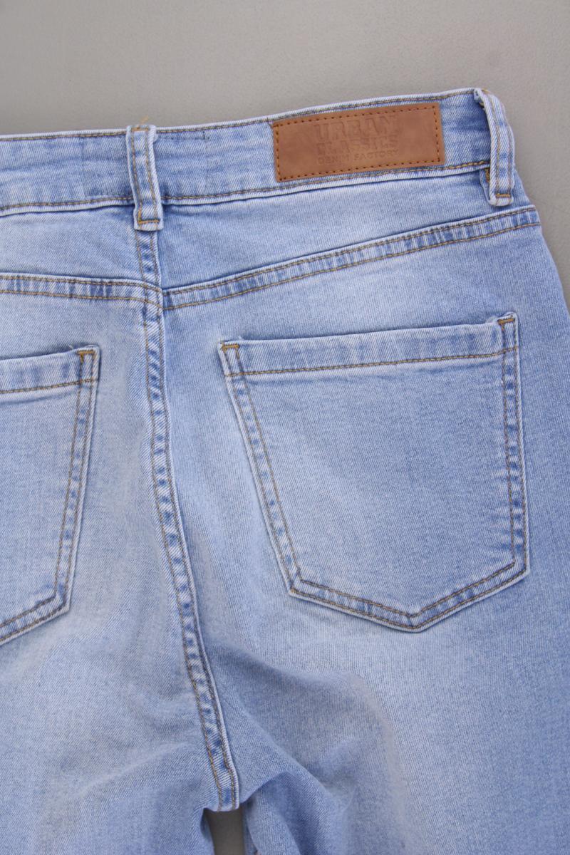 URBAN CLASSICS Skinny Jeans Gr. W27 blau aus Baumwolle