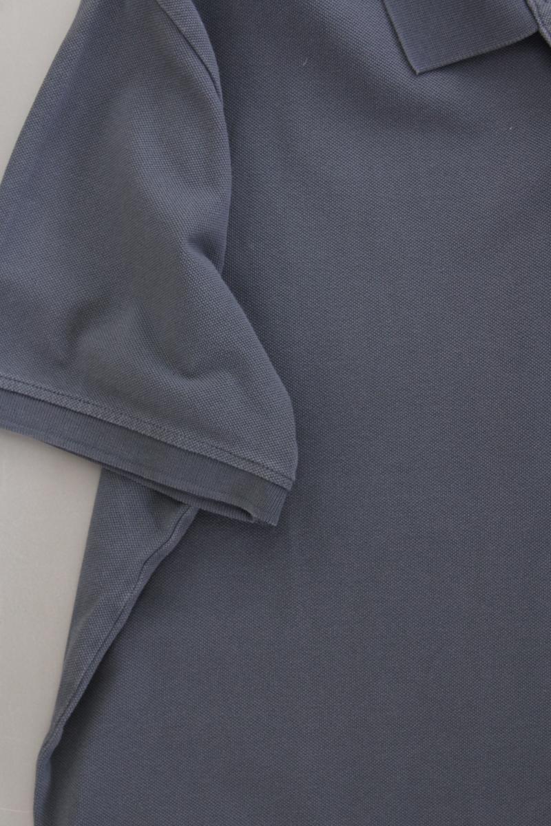 s.Oliver Poloshirt für Herren Gr. XXL Kurzarm grau aus Baumwolle