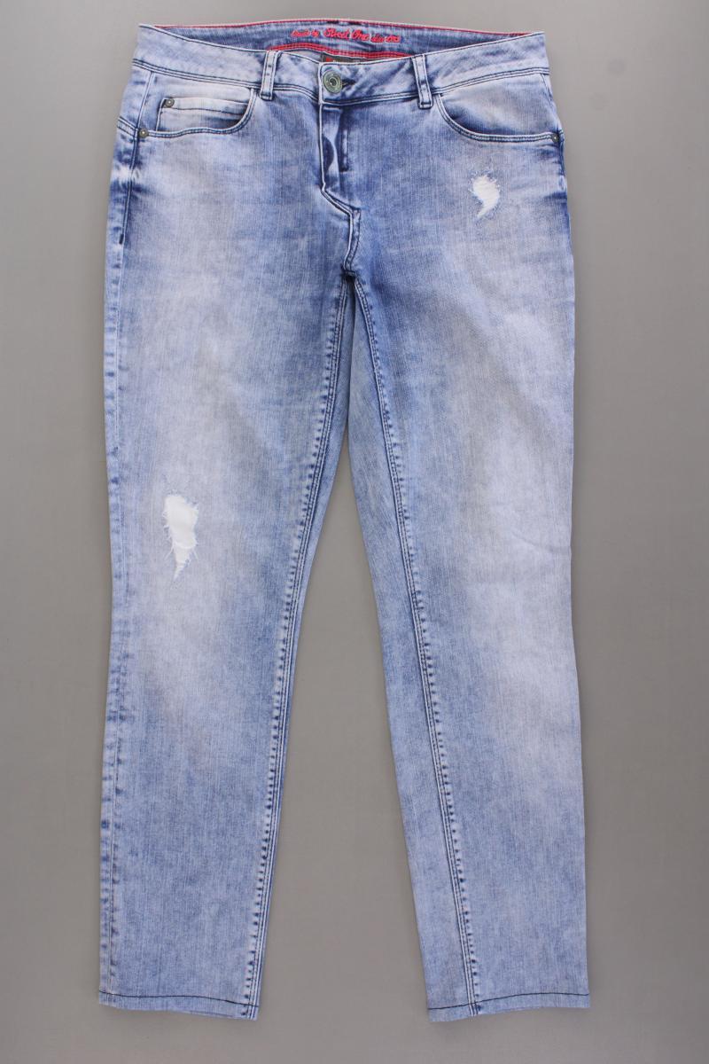 Street One Skinny Jeans Gr. W29 blau aus Baumwolle