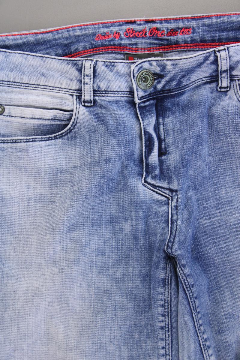 Street One Skinny Jeans Gr. W29 blau aus Baumwolle