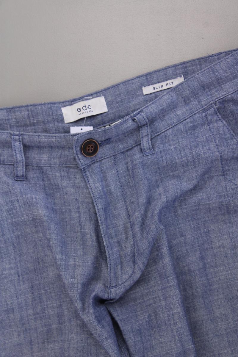 edc by Esprit Shorts für Herren Gr. W31 blau aus Baumwolle