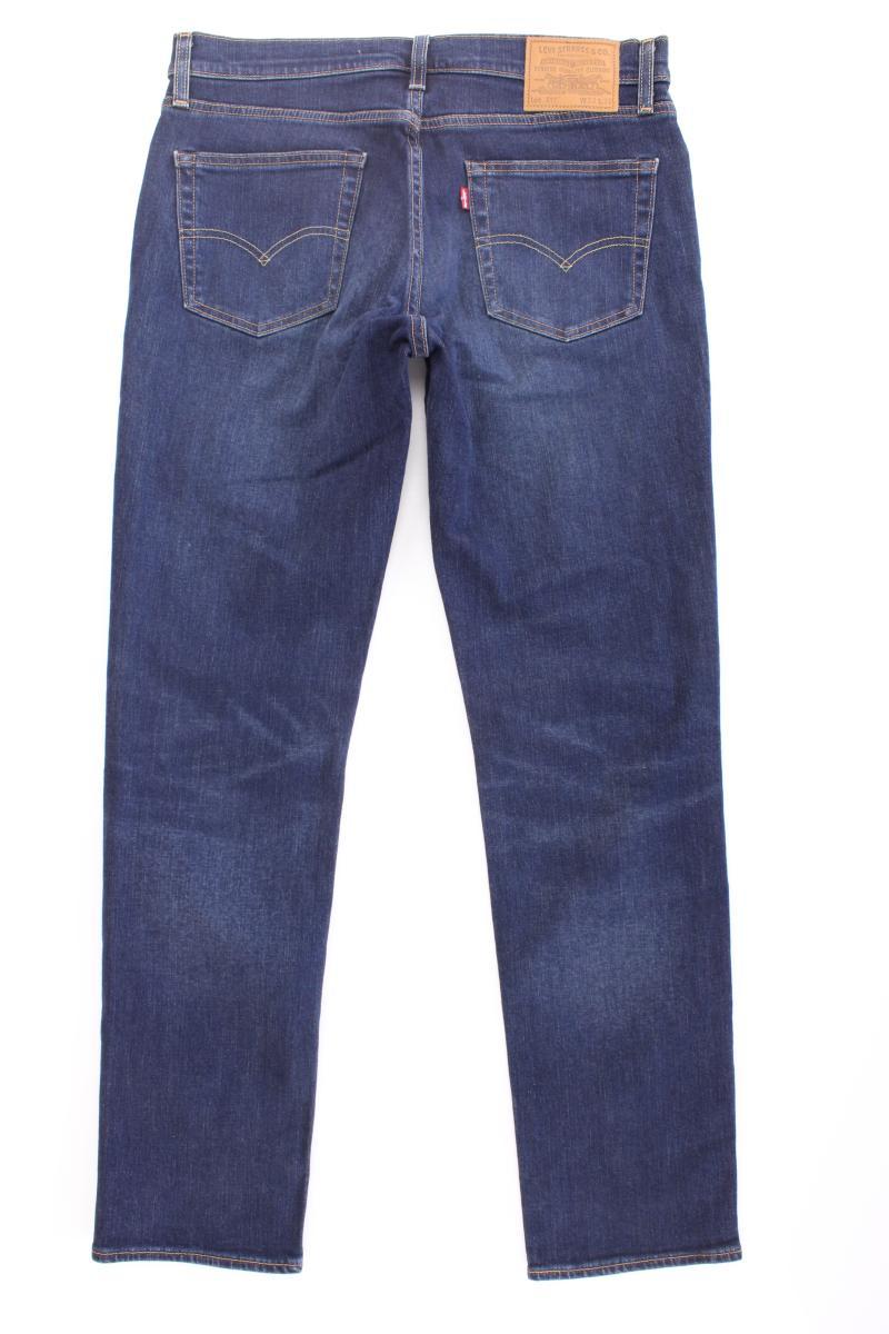Levi's Straight Jeans für Herren Gr. W33/L32 neuwertig blau aus Baumwolle