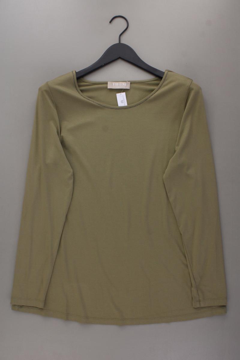 Thom by Thomas Rath Longsleeve-Shirt Gr. 42 neuwertig Langarm olivgrün