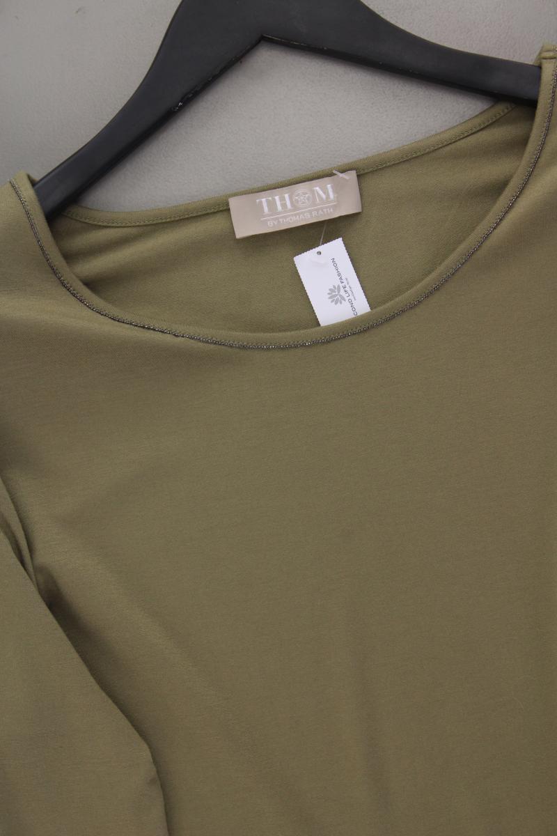 Thom by Thomas Rath Longsleeve-Shirt Gr. 42 neuwertig Langarm olivgrün