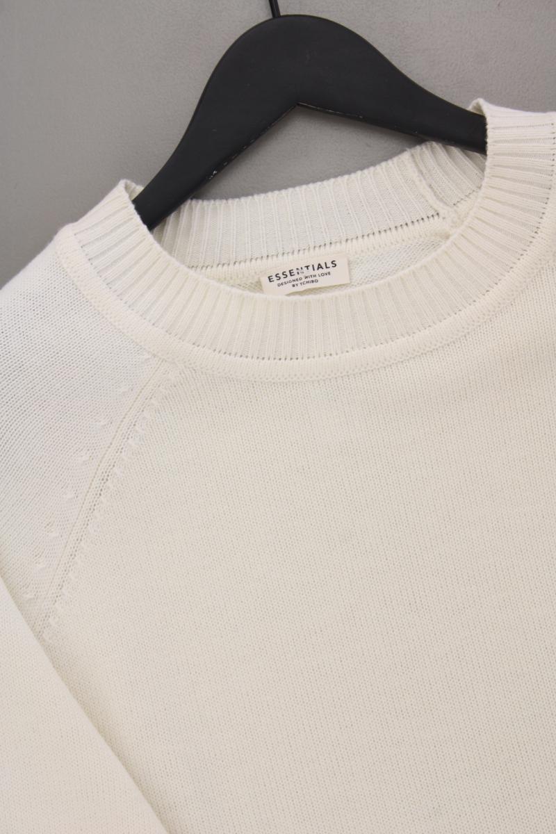 Essentials by Tchibo Strickpullover Gr. 40/42 neuwertig creme aus Polyester