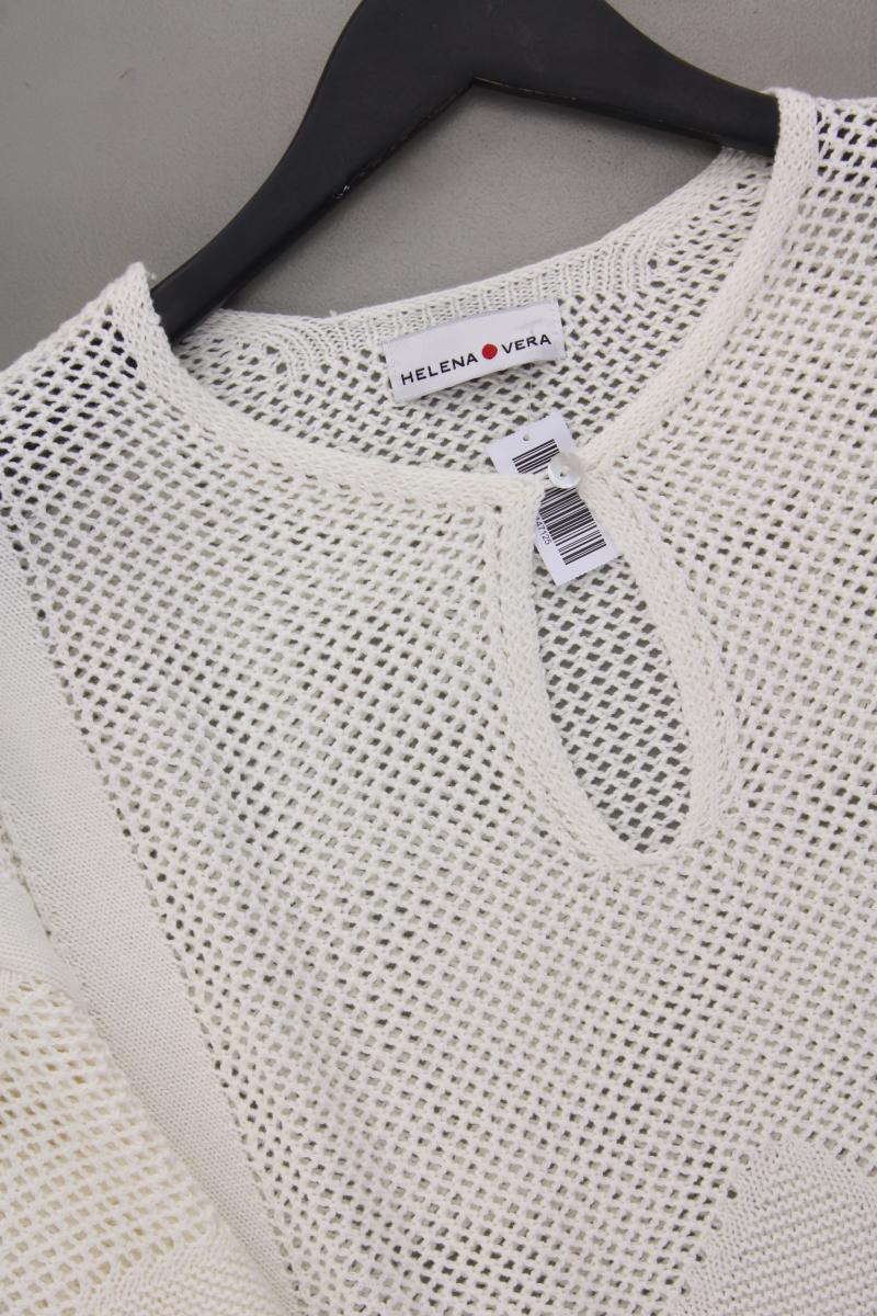 Helena Vera Classic Pullover Gr. 42 neuwertig creme aus Baumwolle