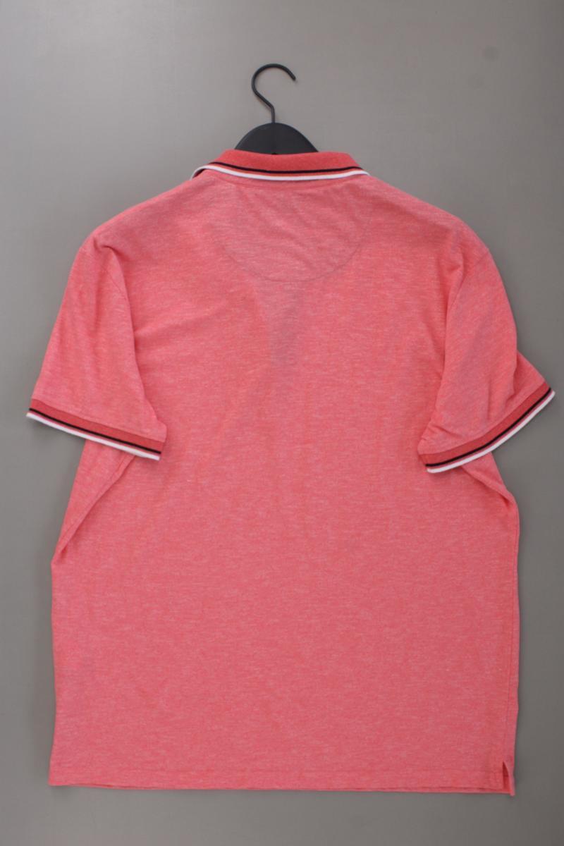 Tom Tailor Poloshirt Korallrot für Herren Gr. XL Kurzarm aus Baumwolle