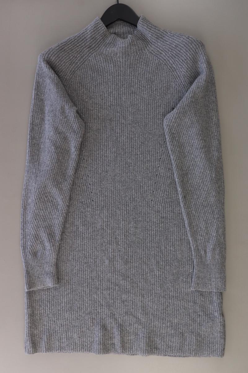 Abercrombie & Fitch Strickkleid Gr. L Langarm grau aus Nylon