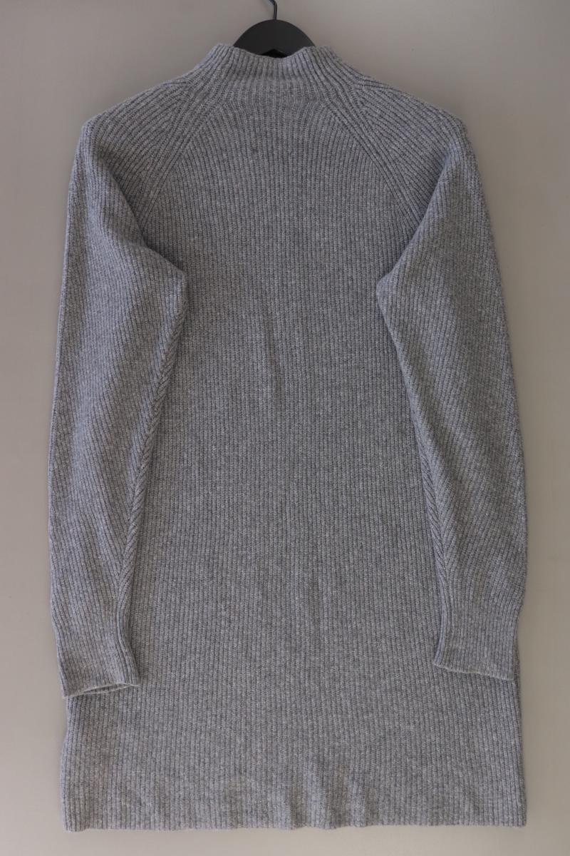 Abercrombie & Fitch Strickkleid Gr. L Langarm grau aus Nylon