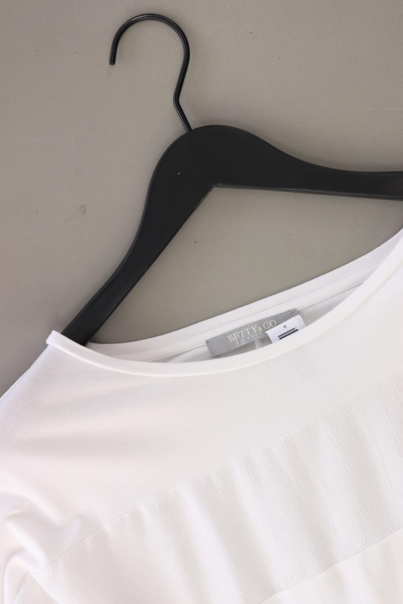 Betty & Co. Oversize-Shirt Gr. M 3/4 Ärmel weiß