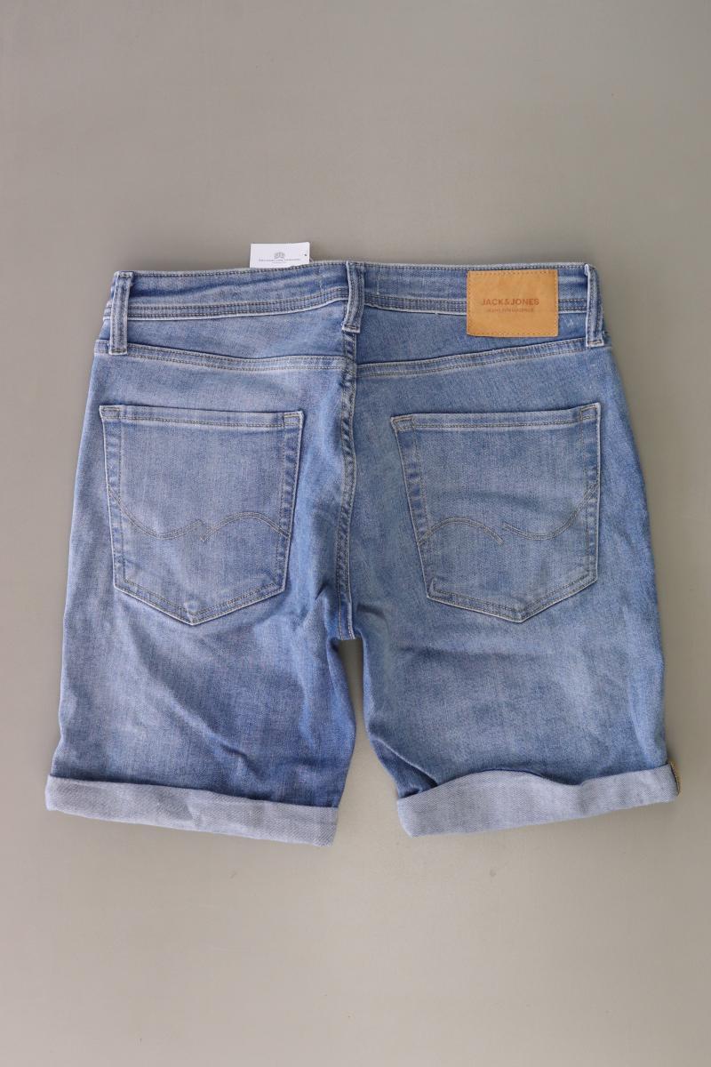 Jack & Jones Jeansshorts für Herren Gr. M blau aus Baumwolle