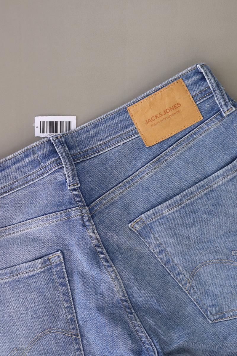 Jack & Jones Jeansshorts für Herren Gr. M blau aus Baumwolle