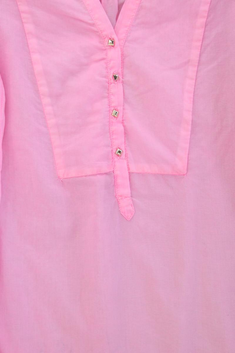 Zara Longbluse Neon Gr. M Langarm rosa
