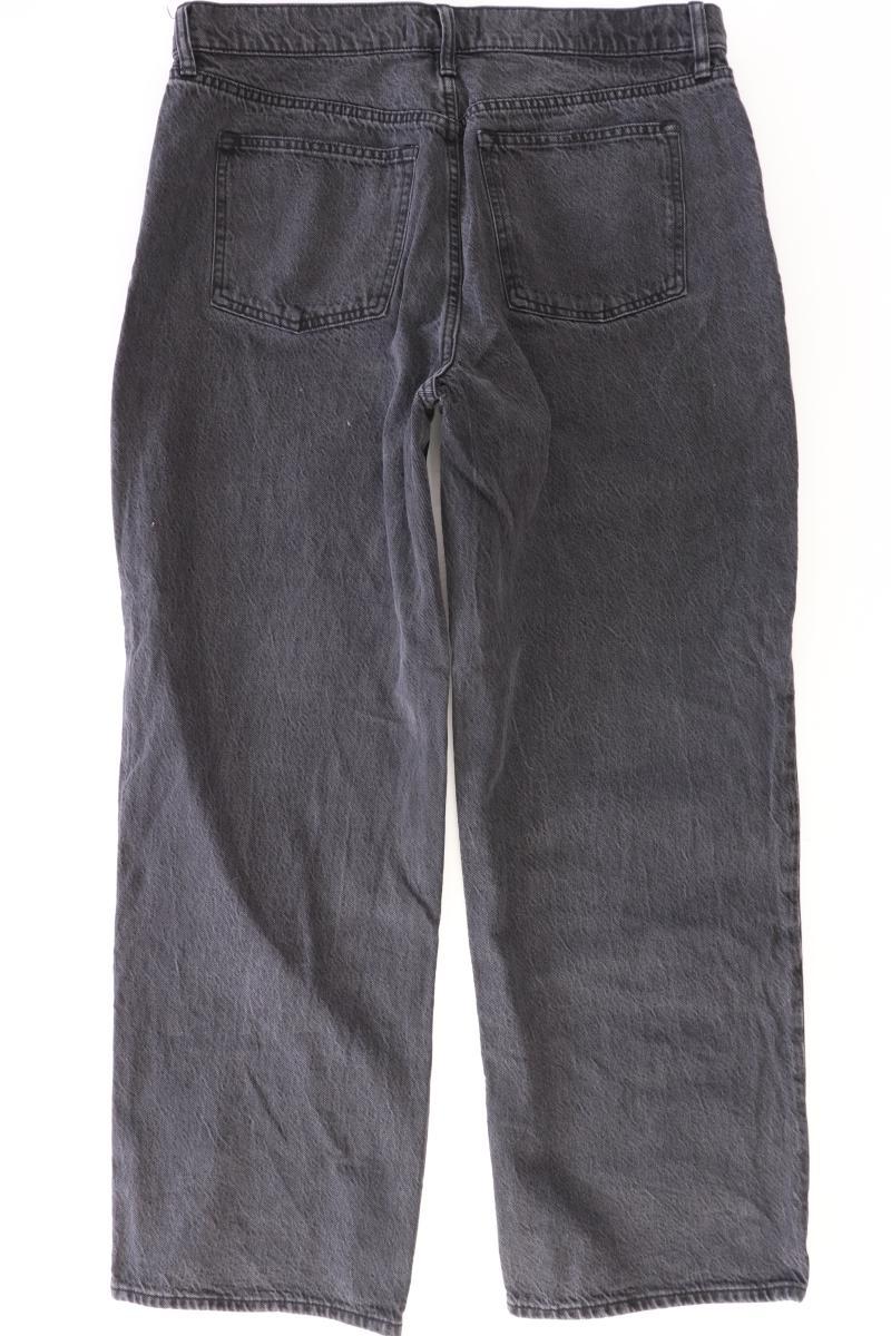 Abercrombie & Fitch The Loose High Rise Jeans Gr. W32 grau aus Baumwolle