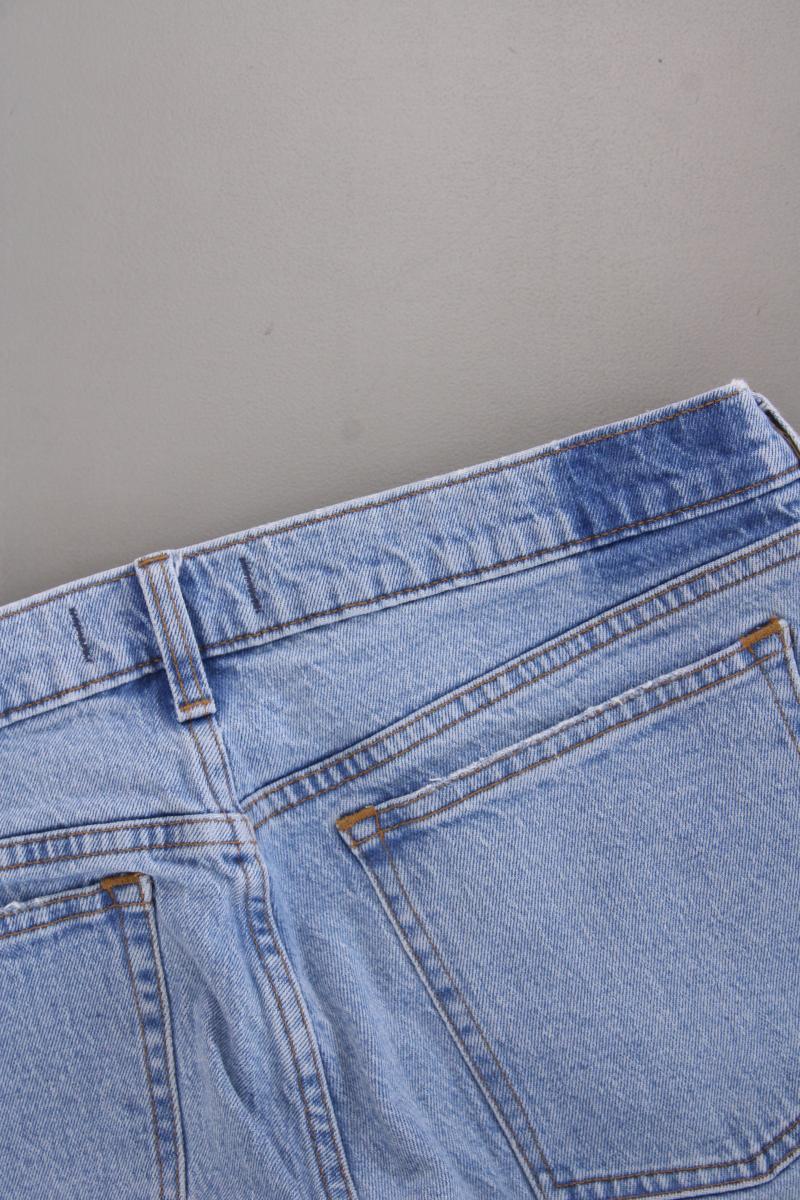 Abercrombie & Fitch The Straight Mid Rise Jeans Gr. W32 blau aus Baumwolle