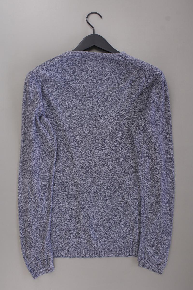Tom Tailor (Denim) Feinstrickpullover für Herren Gr. S blau aus Baumwolle