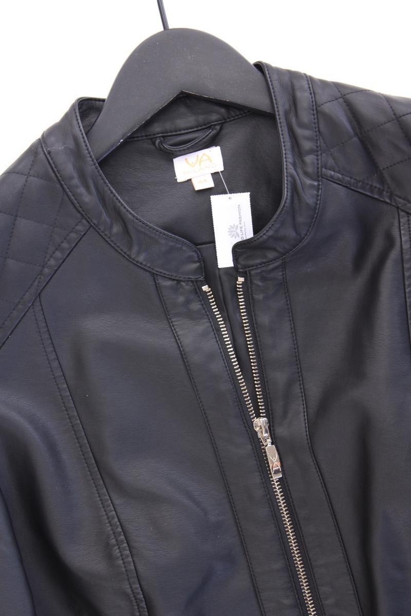 VA Milano Kunstlederjacke Gr. 44 schwarz aus Viskose
