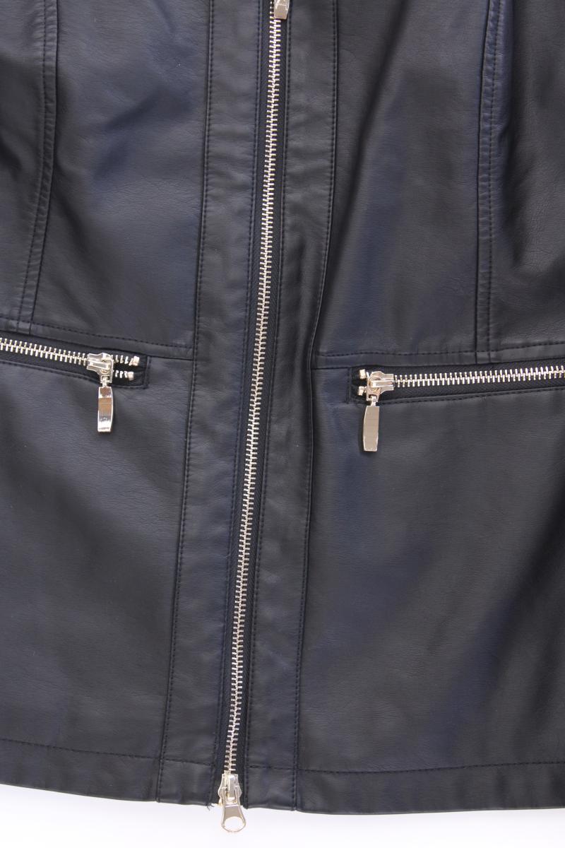 VA Milano Kunstlederjacke Gr. 44 schwarz aus Viskose