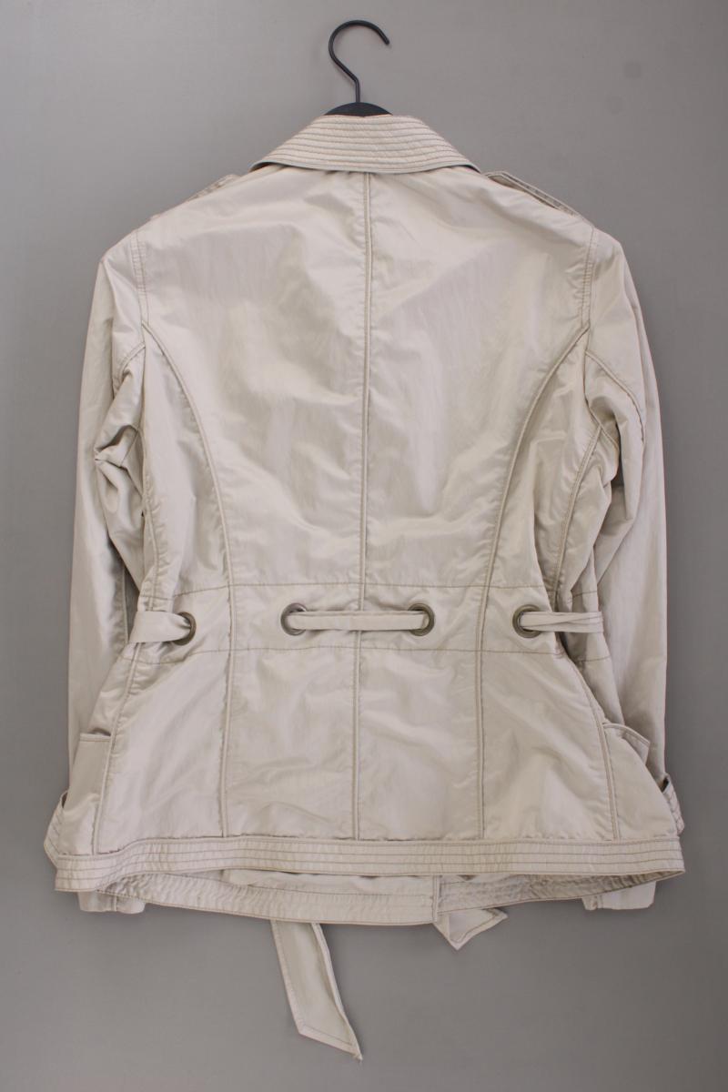 Easy Comfort Kurzer Trenchcoat Gr. 42 Vintage creme aus Polyester