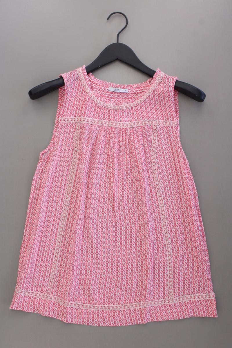 edc by Esprit Ärmellose Bluse Gr. M geometrisches Muster neuwertig rot