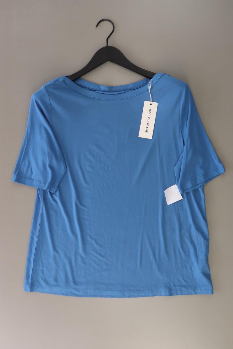 Tom Tailor T-Shirt Gr. XXXL neu mit Etikett Kurzarm blau aus Baumwolle
