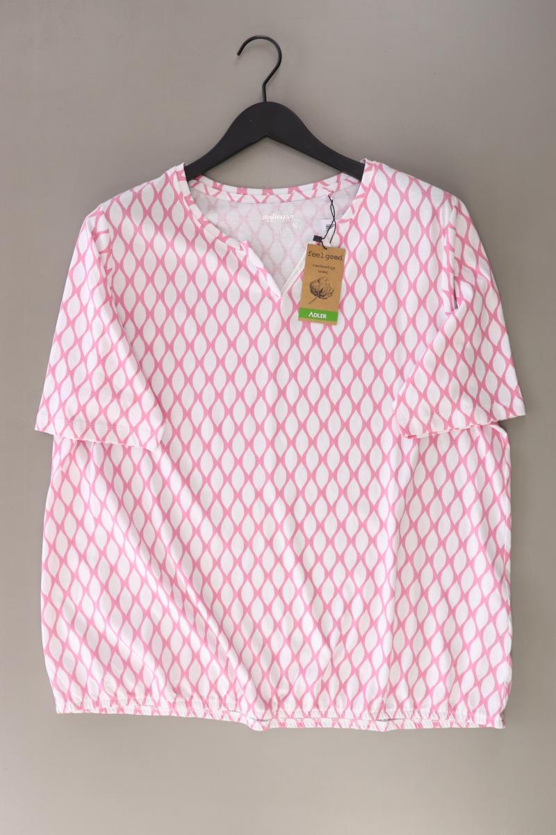 Steilmann Kurzarmbluse Gr. XL neu mit Etikett rosa aus Baumwolle
