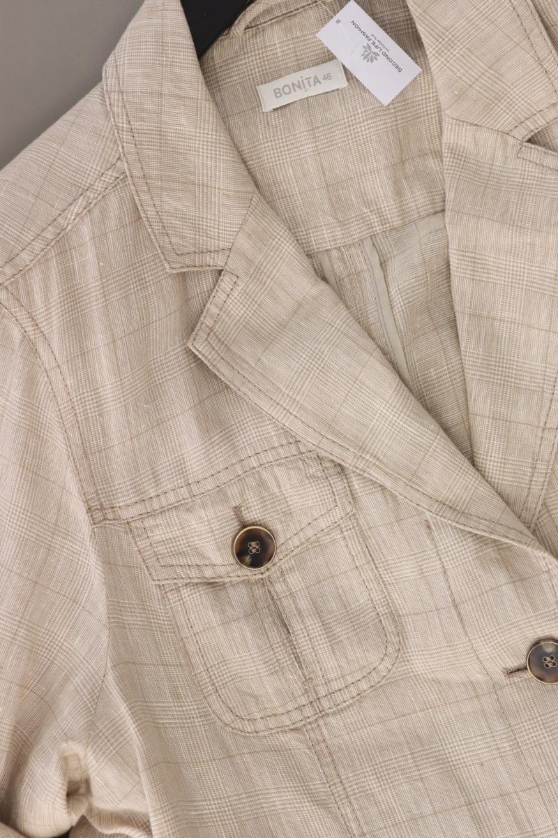 Bonita Leinenblazer Gr. 46 creme