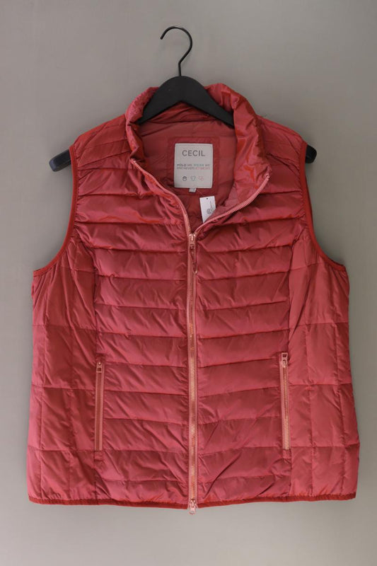 Cecil Steppweste Gr. XL rot aus Polyester