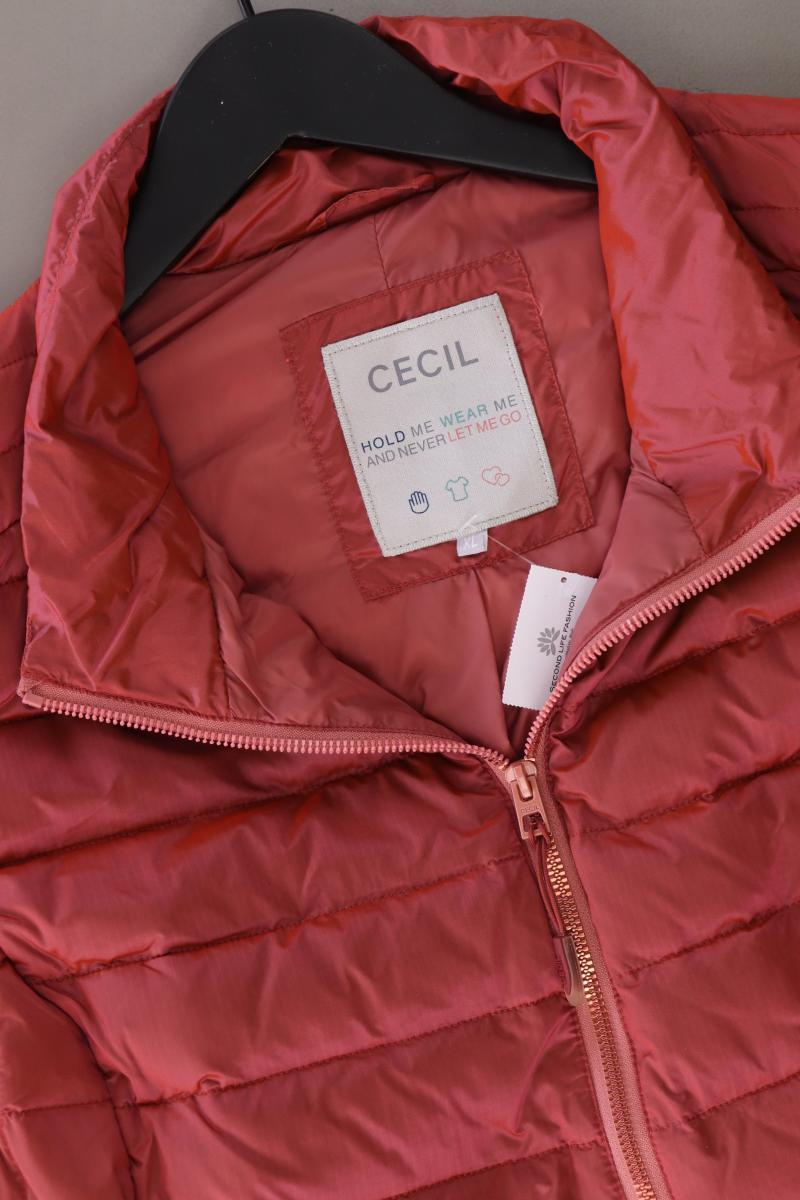 Cecil Steppweste Gr. XL rot aus Polyester