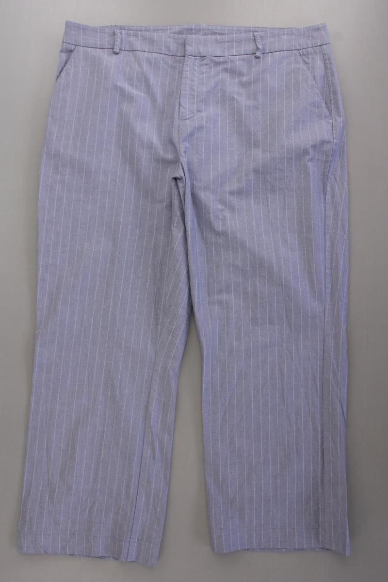 Monari Stoffhose Gr. 48 gestreift grau