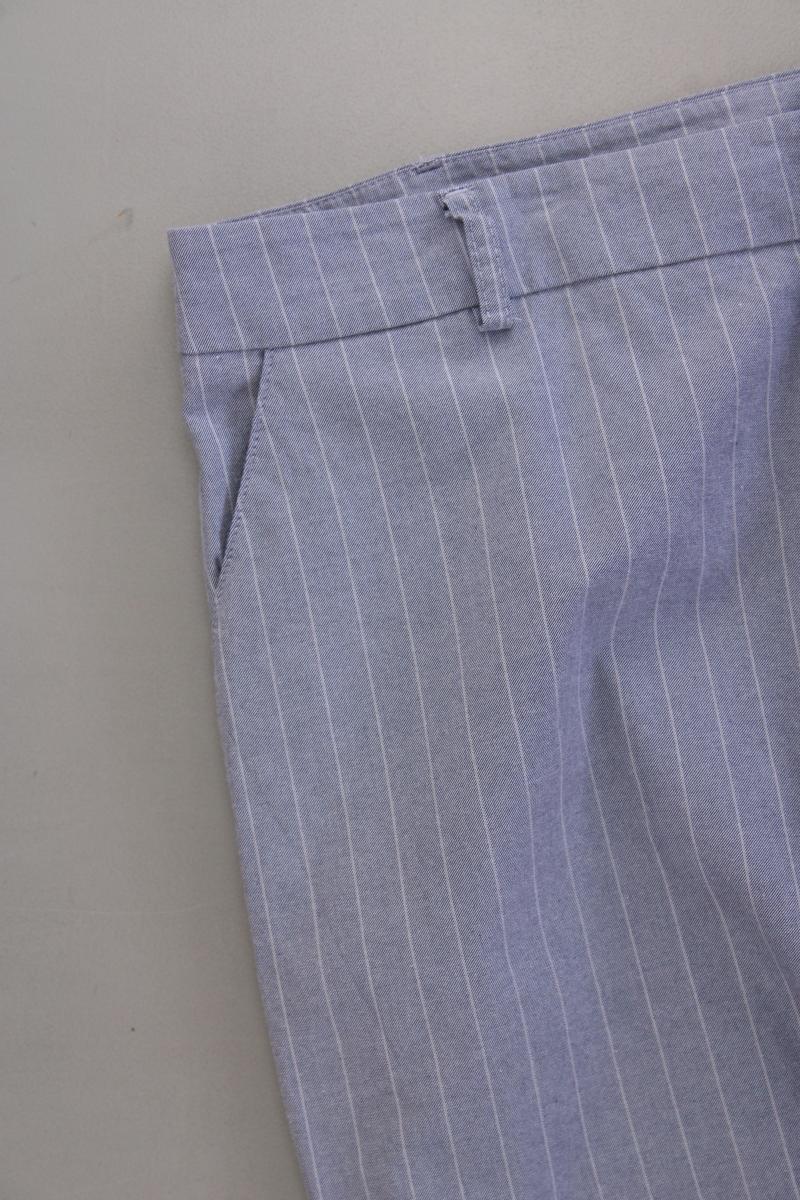 Monari Stoffhose Gr. 48 gestreift grau