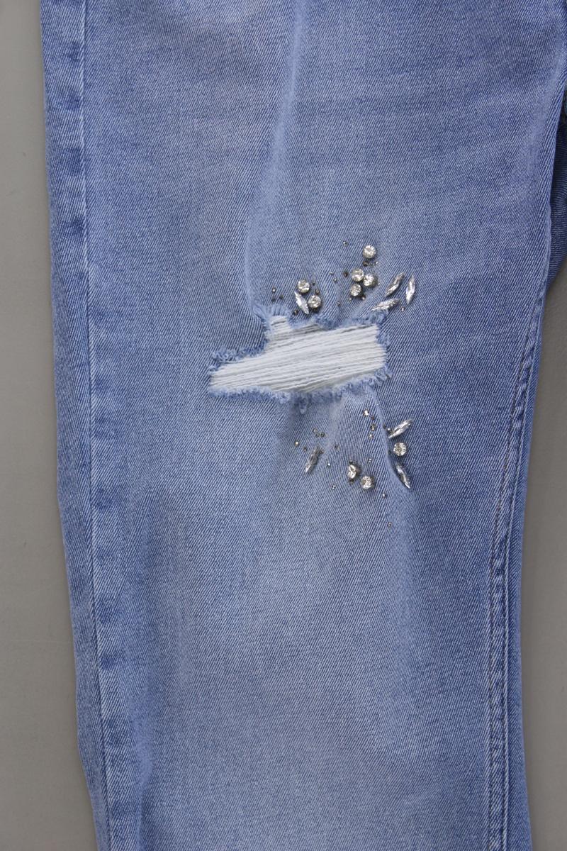 Monari Skinny Jeans Gr. 48 blau