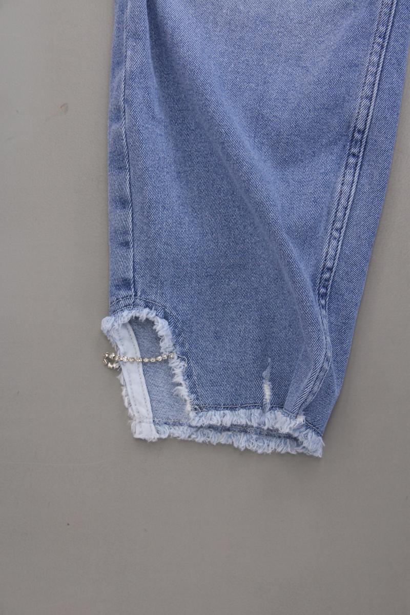 Monari Skinny Jeans Gr. 48 blau
